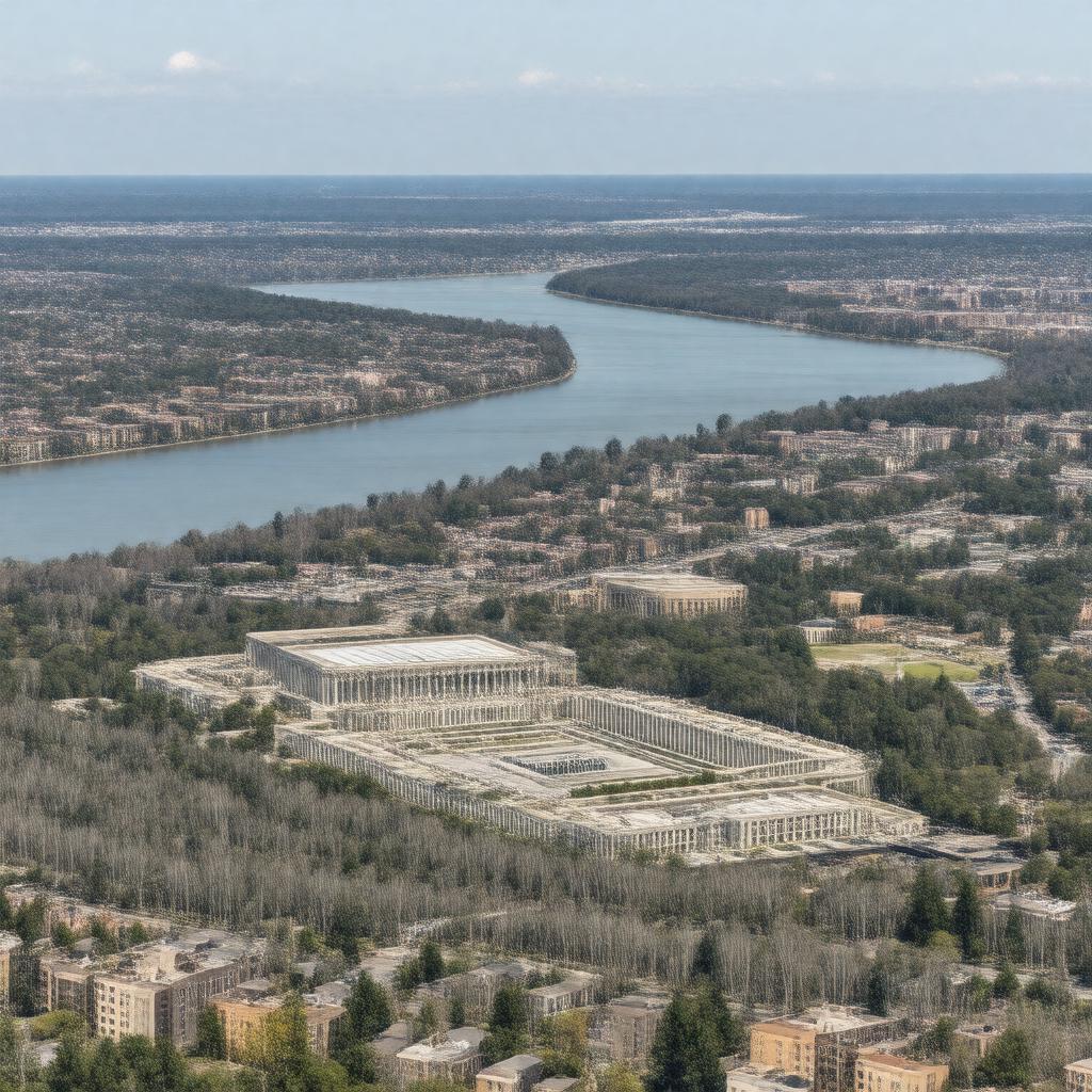 AI-created image of Arlington, Virginia