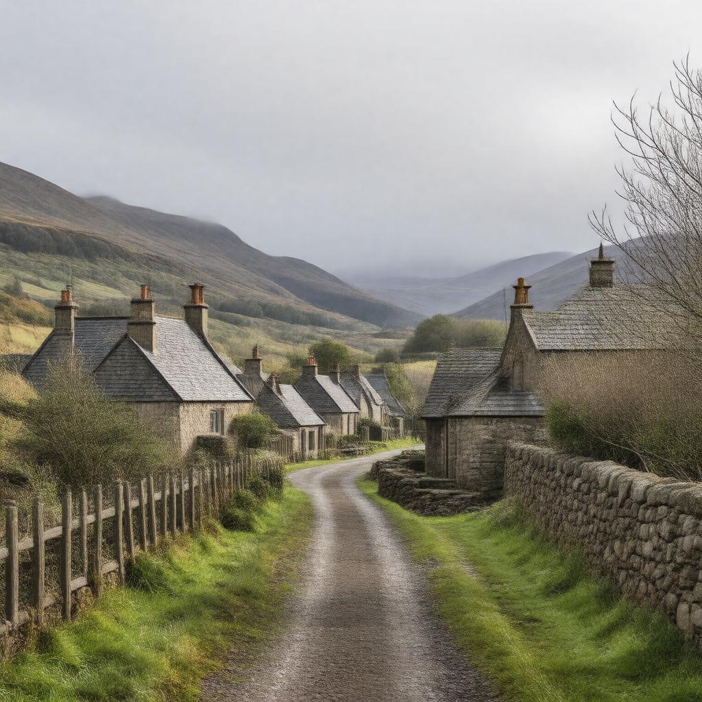 AI-created image of Armadale, Scotland