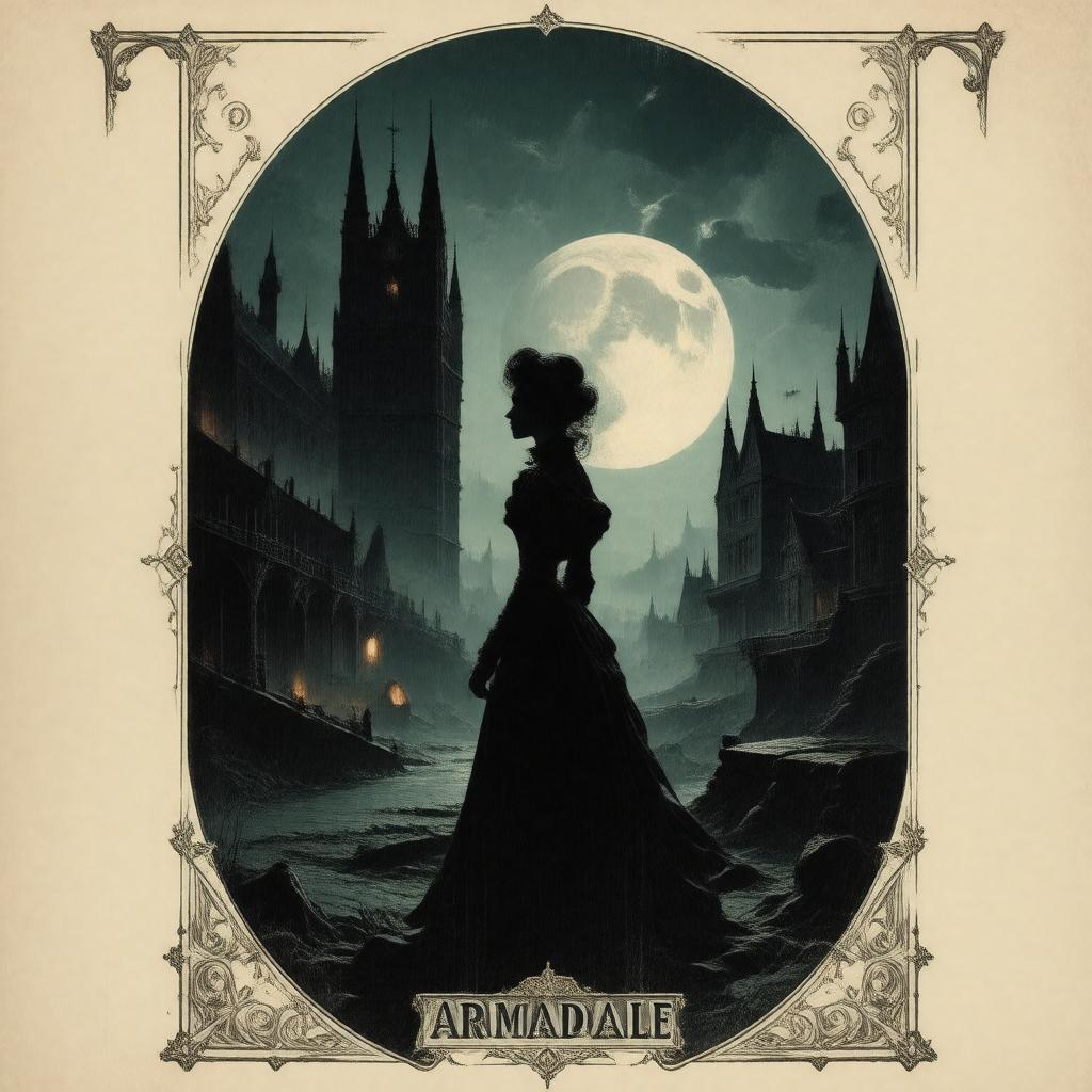 AI-created image of Armadale (novel)