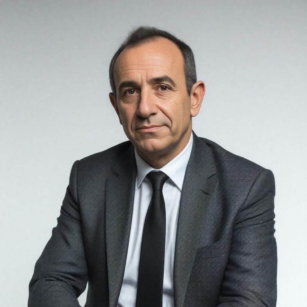 AI-created image of Armando Iannucci