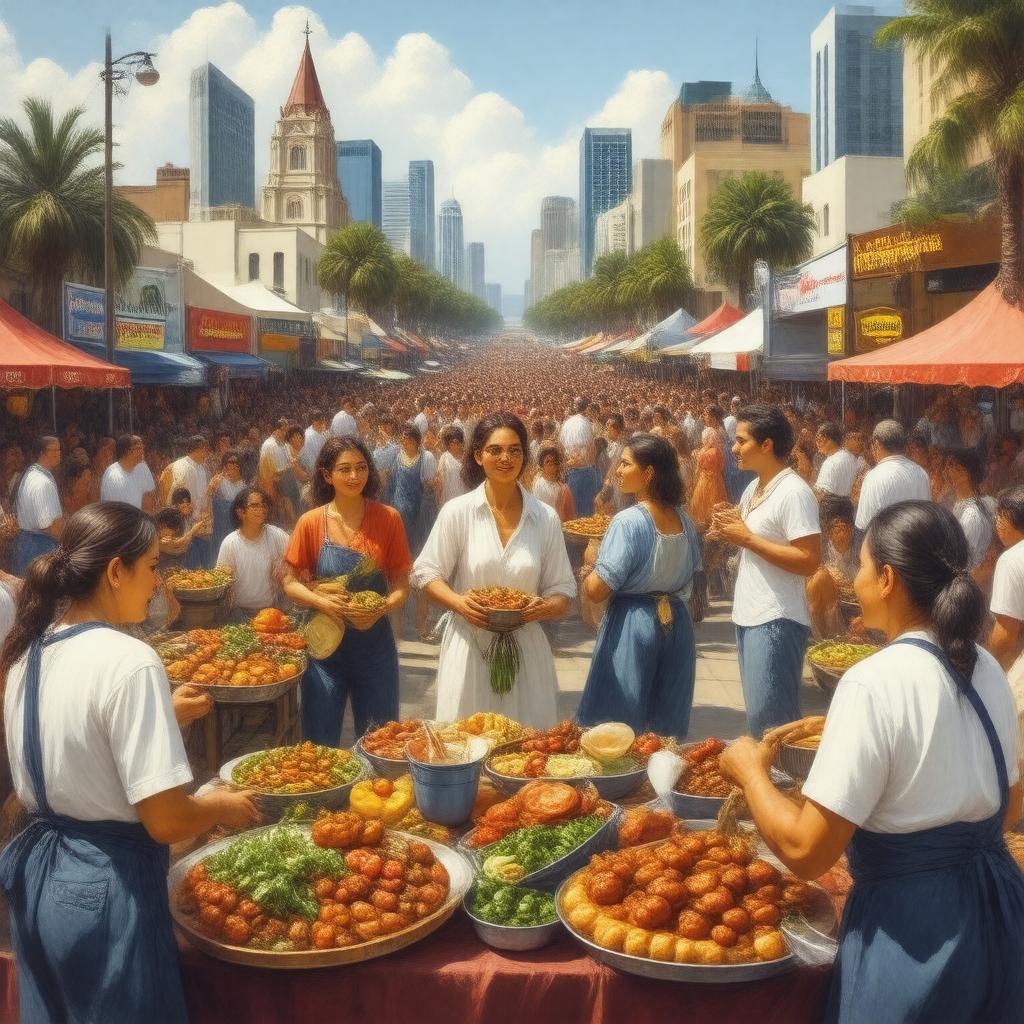 AI-created image of Armenian-American community