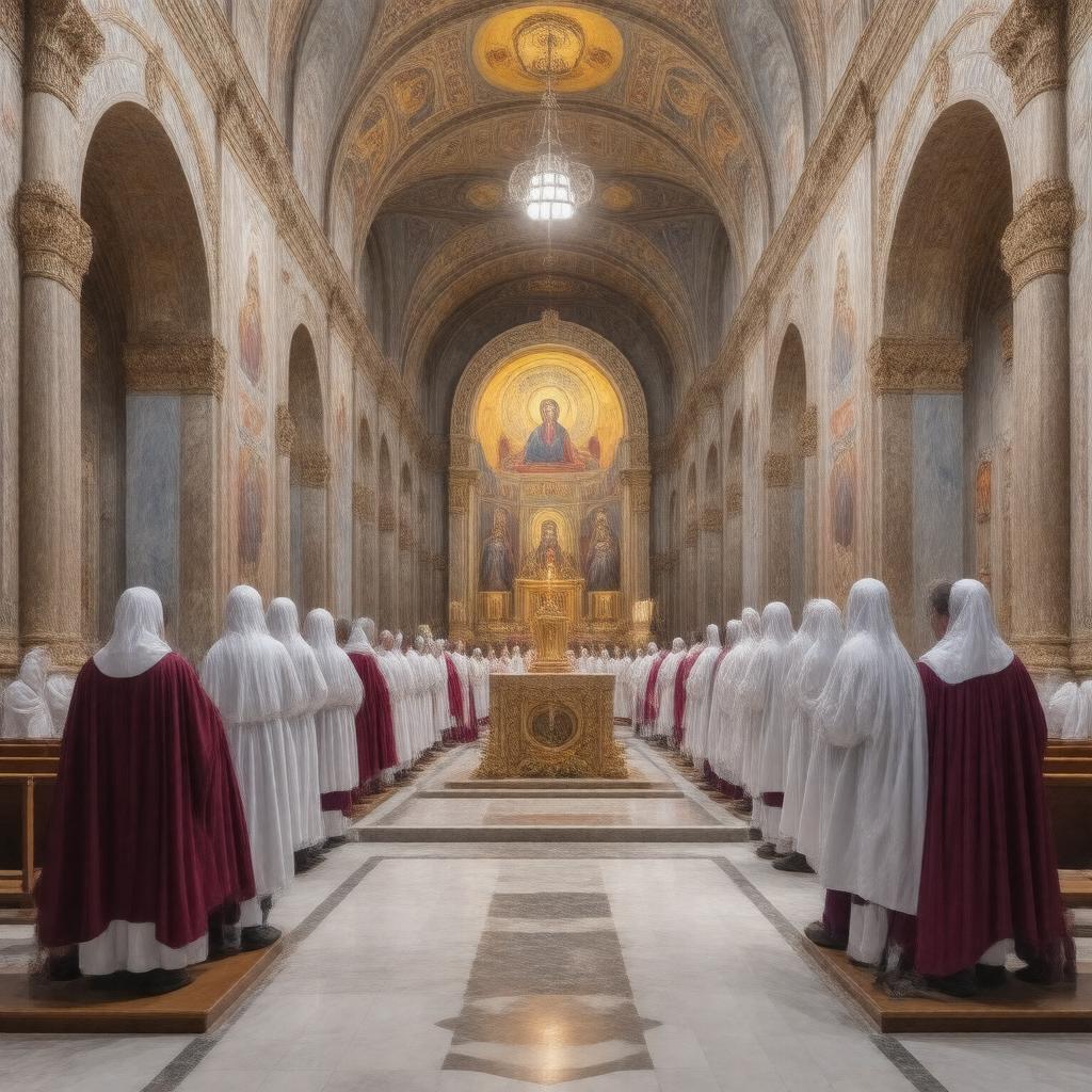 AI-created image of Armenian Rite