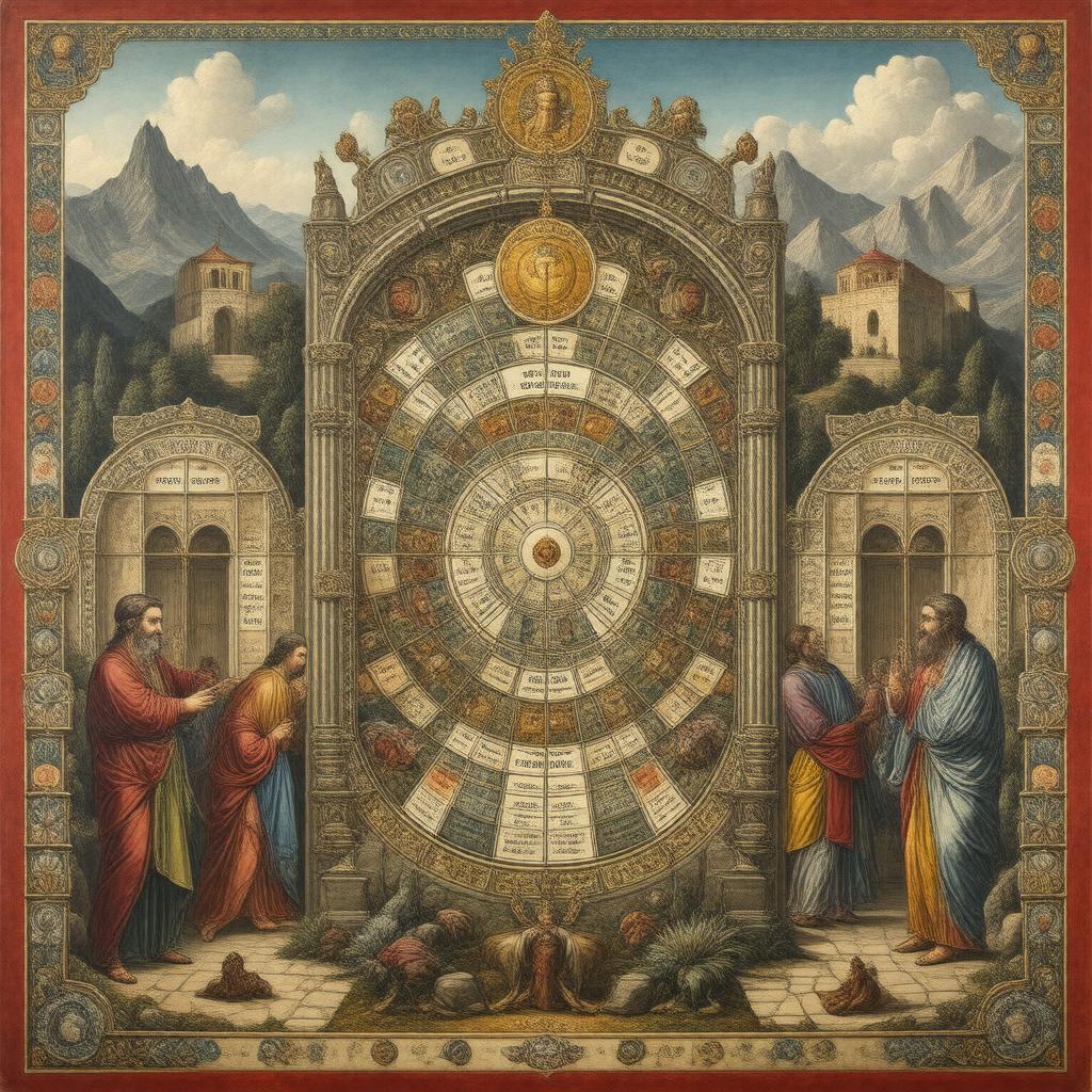 Click to view larger image AI-created image of Armenian calendar