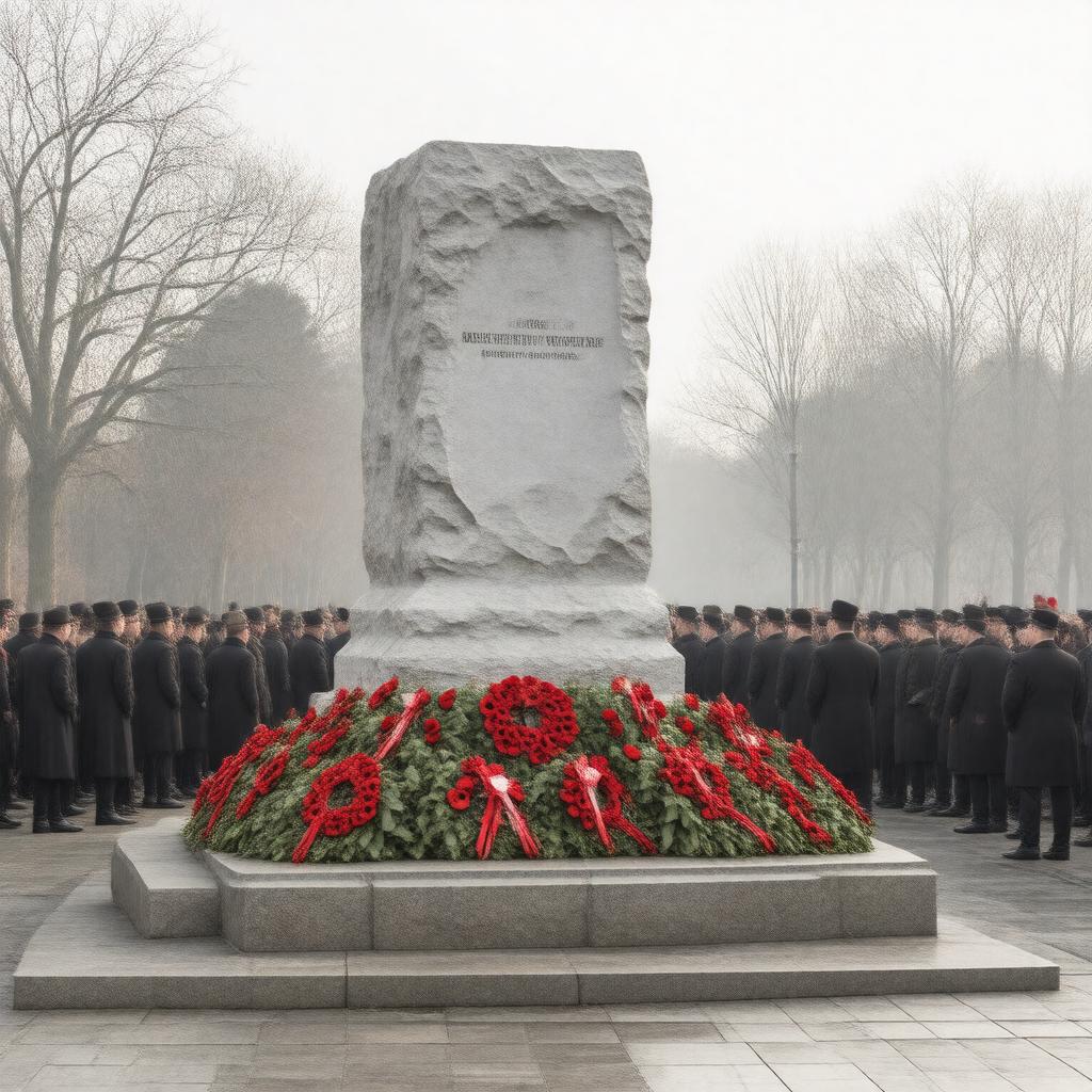 Click to view larger image AI-created image of Armistice Day