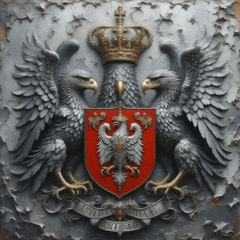 AI-created image of Arms of The Queen's College, Oxford