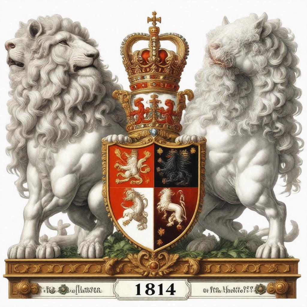 AI-created image of Arms of the Kingdom of Hanover
