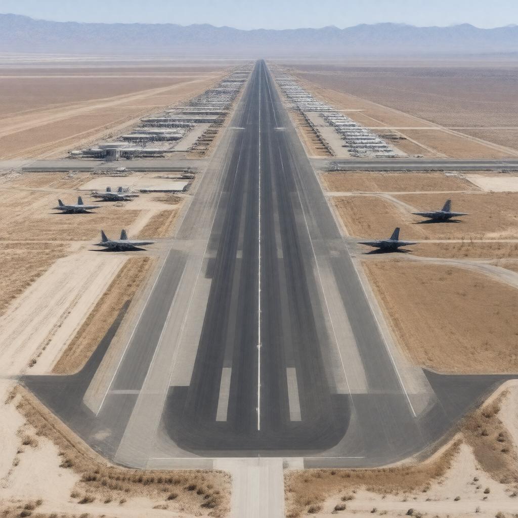 AI-created image of Armstrong Flight Research Center