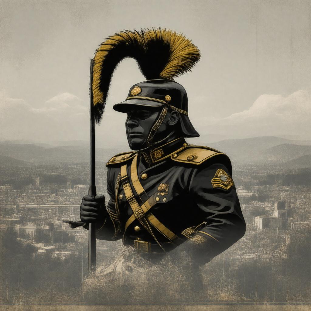 AI-created image of Army Black Knights
