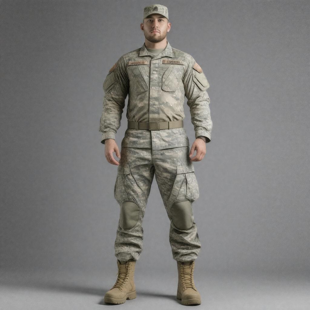 AI-created image of Army Combat Uniform