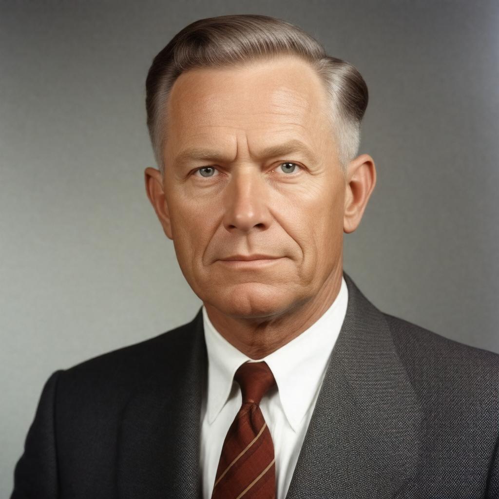 Click to view larger image AI-created image of Arnold Rice Rich
