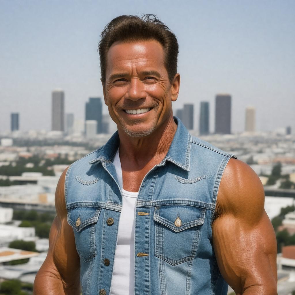 AI-created image of Arnold Schwarzenegger