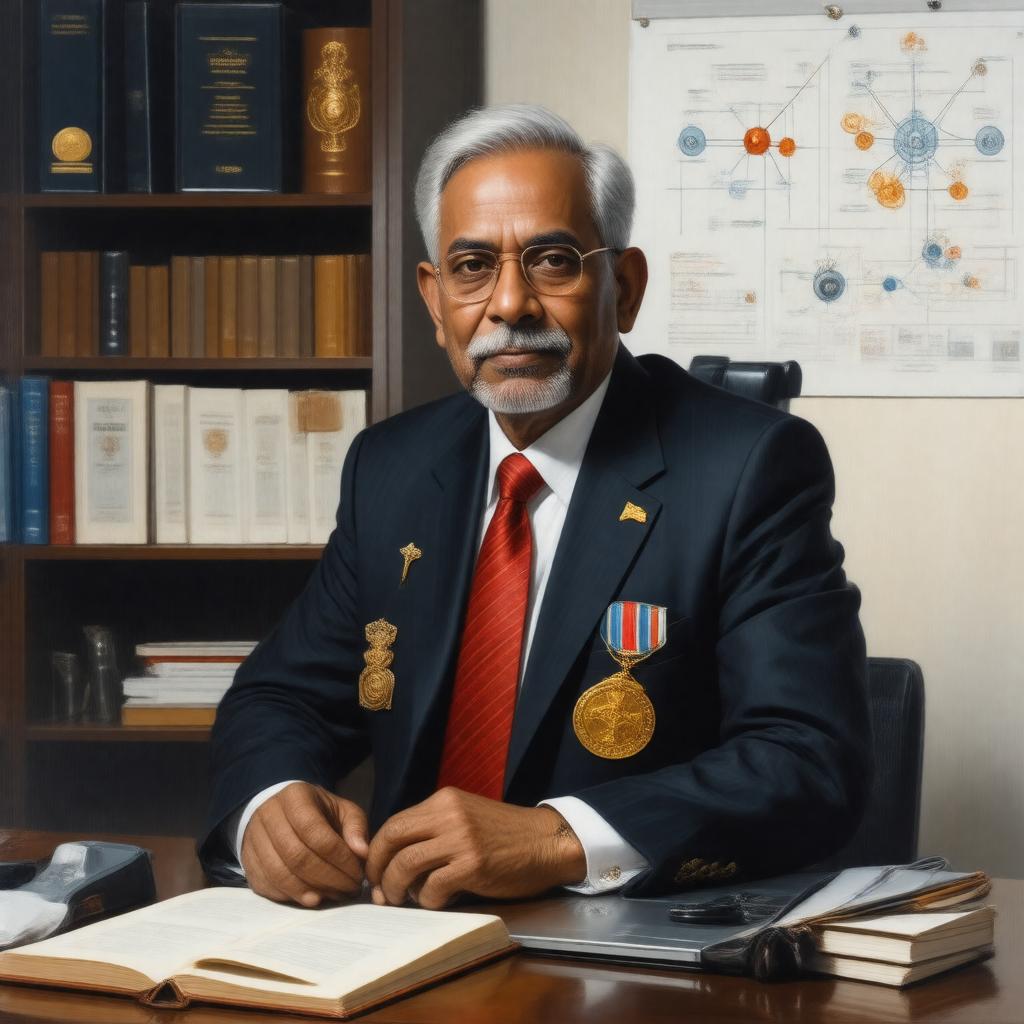 AI-created image of Arogyaswami Paulraj