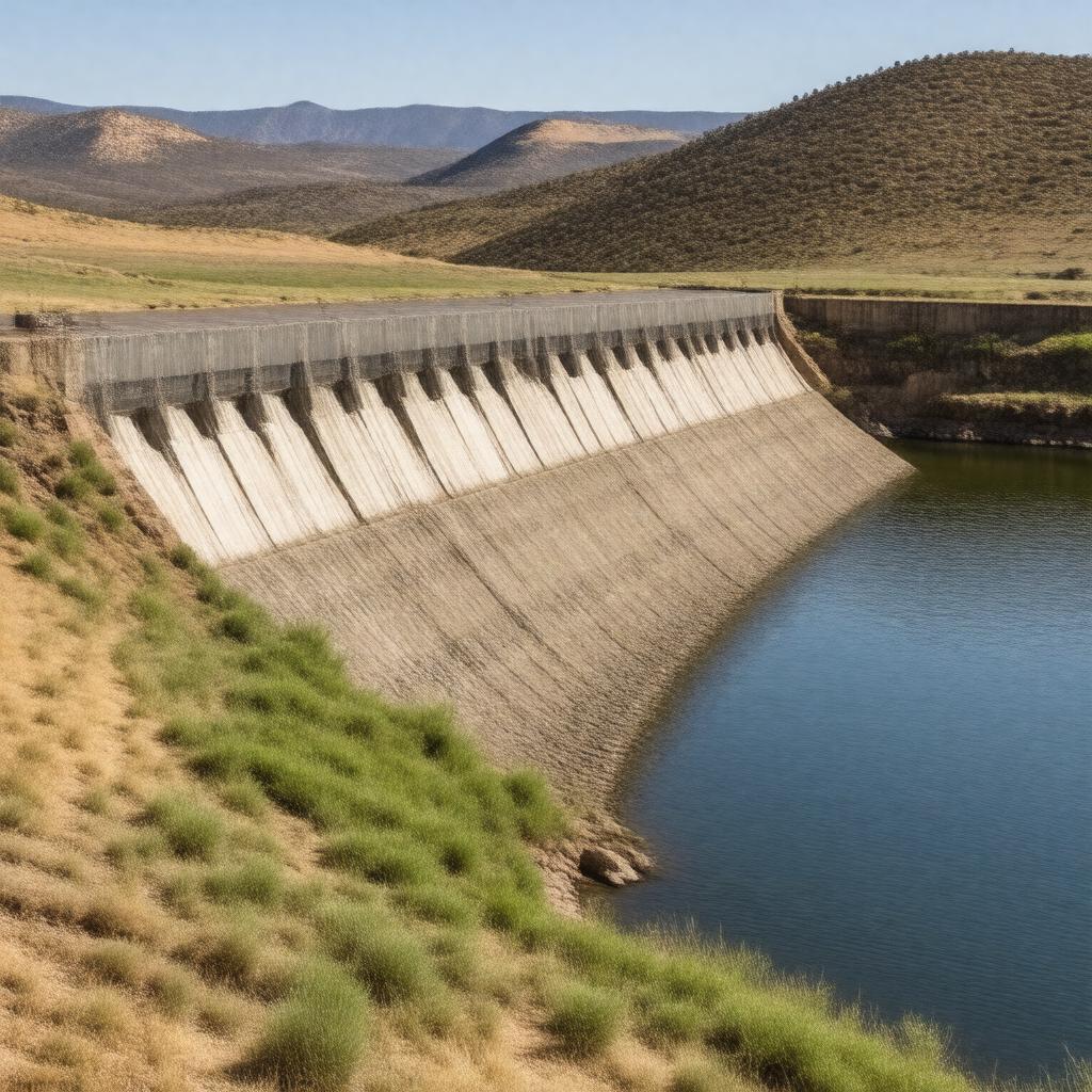 AI-created image of Aroona Dam