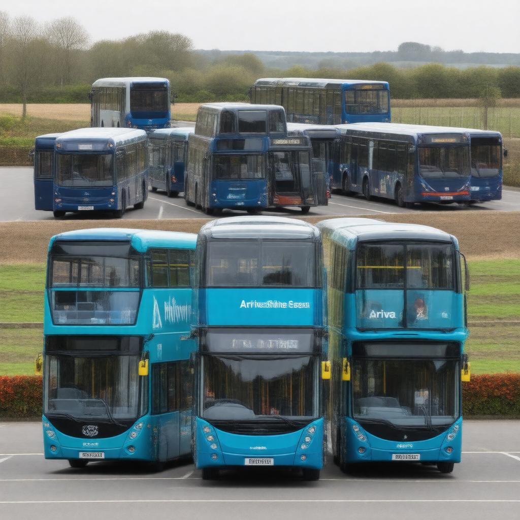 AI-created image of Arriva Shires & Essex