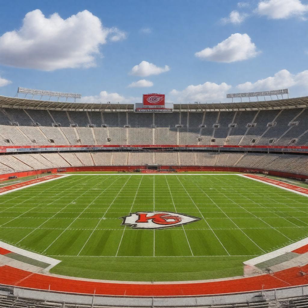 AI-created image of Arrowhead Stadium