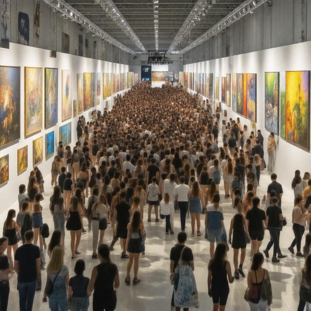 AI-created image of Art Basel Miami Beach