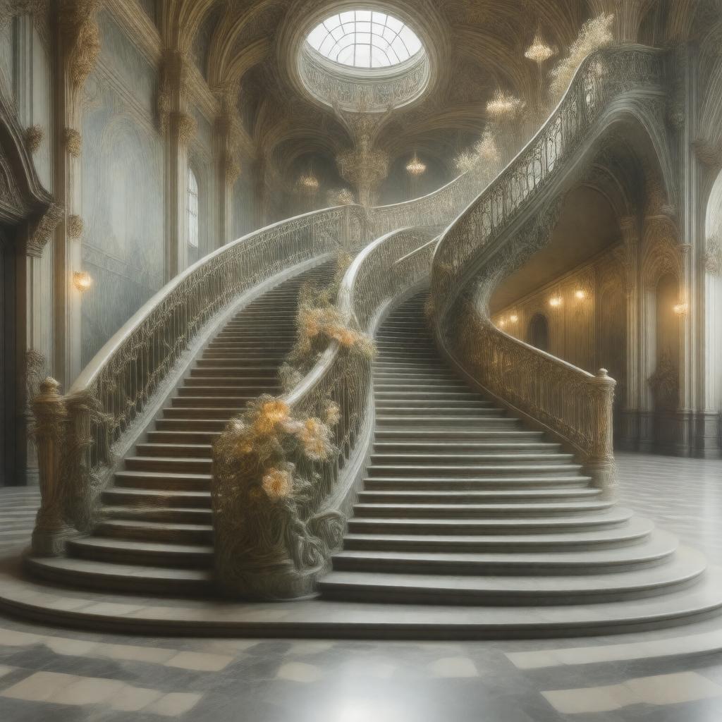 AI-created image of Art Nouveau style