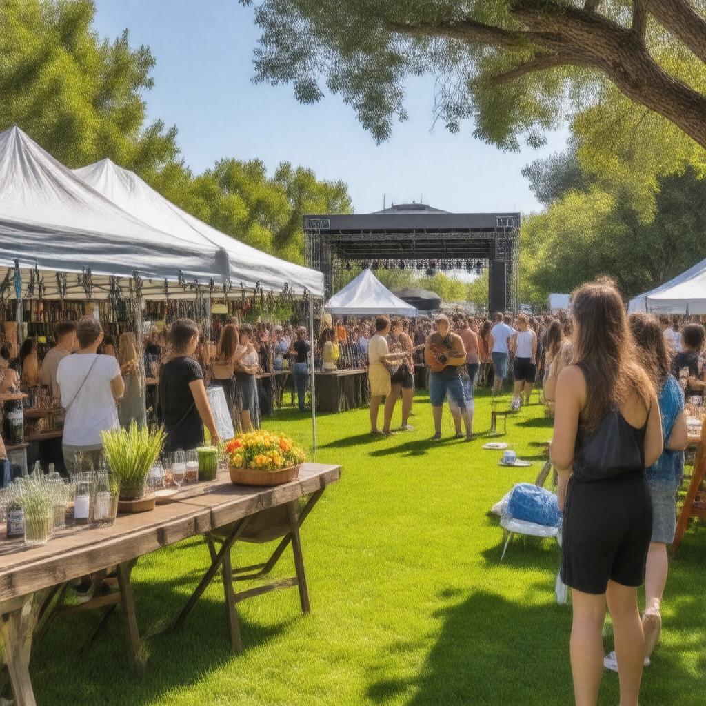 AI-created image of Art & Wine Festival