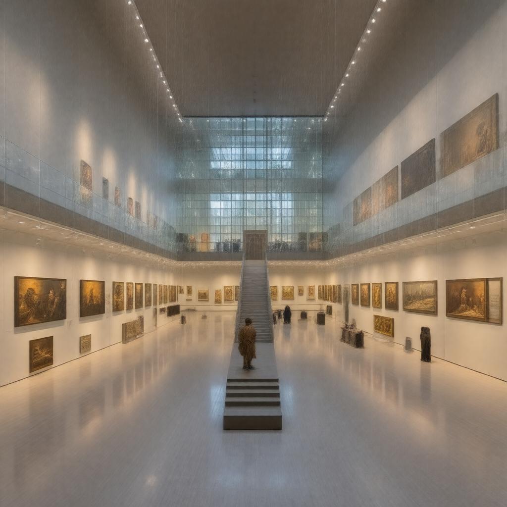 Click to view larger image AI-created image of Art of the Americas Wing (opened 2010)