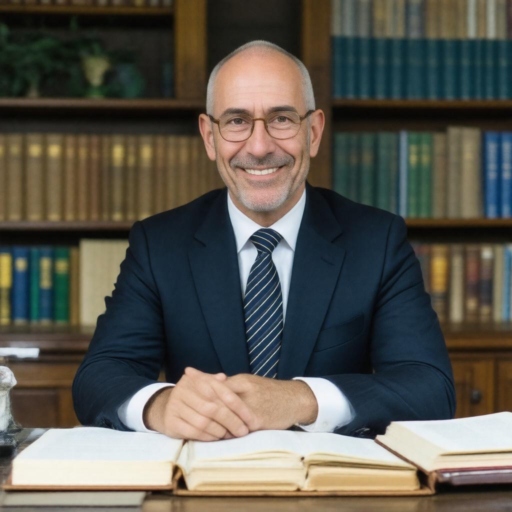 AI-created image of Arthur C. Brooks