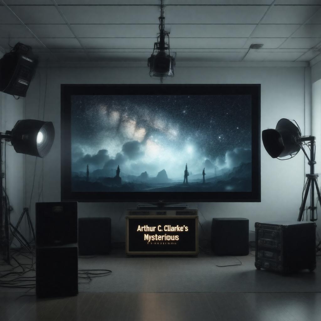 Click to view larger image AI-created image of Arthur C. Clarke's Mysterious Universe