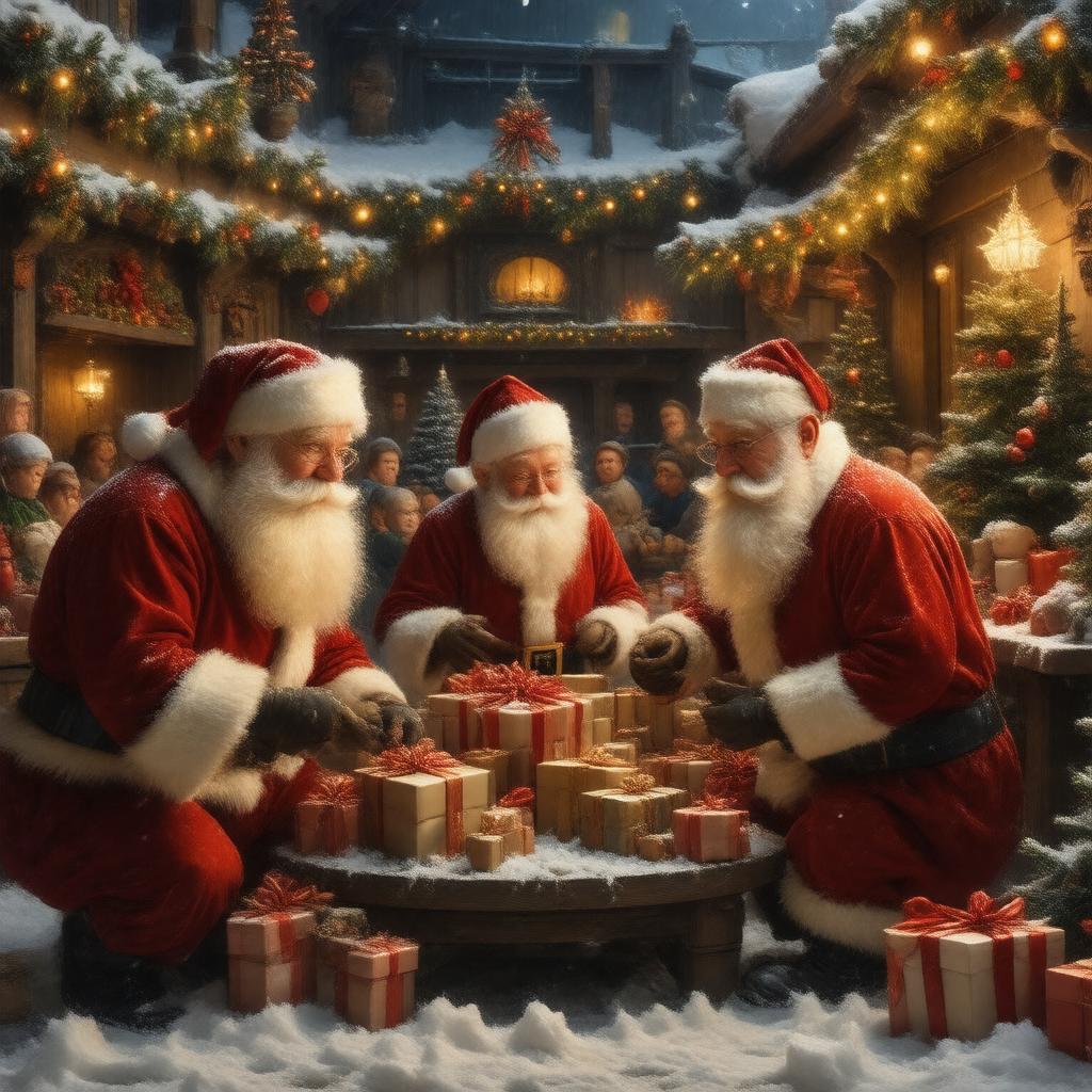 AI-created image of Arthur Christmas