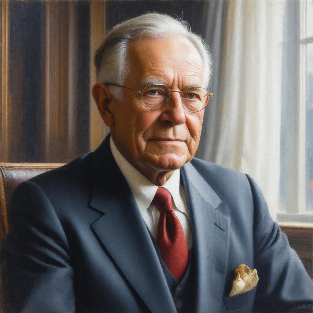 AI-created image of Arthur G. B. Metcalf