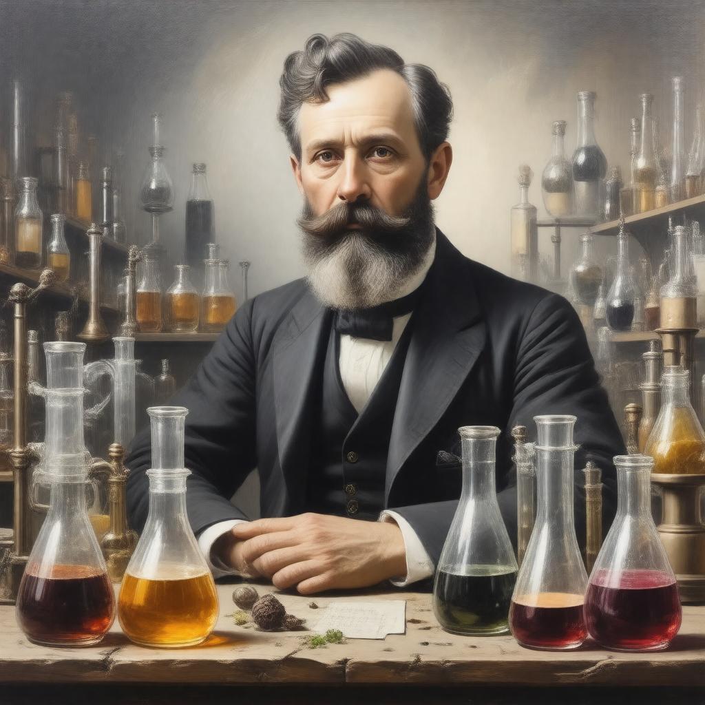 AI-created image of Arthur George Perkin