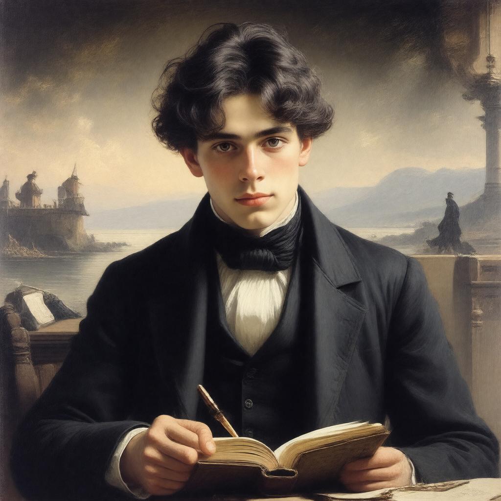 AI-created image of Arthur Henry Hallam