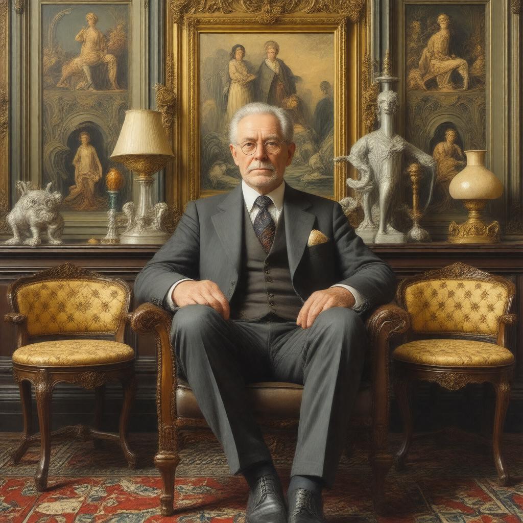 Click to view larger image AI-created image of Arthur Heygate Mackmurdo