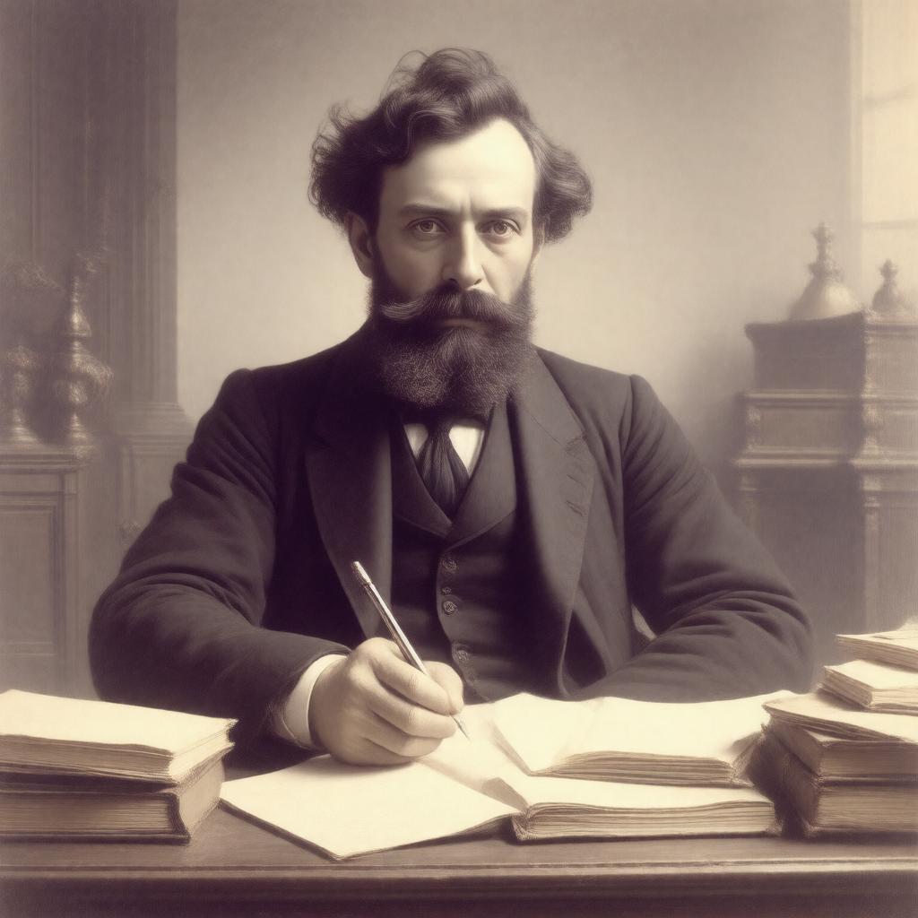 AI-created image of Arthur Hugh Clough