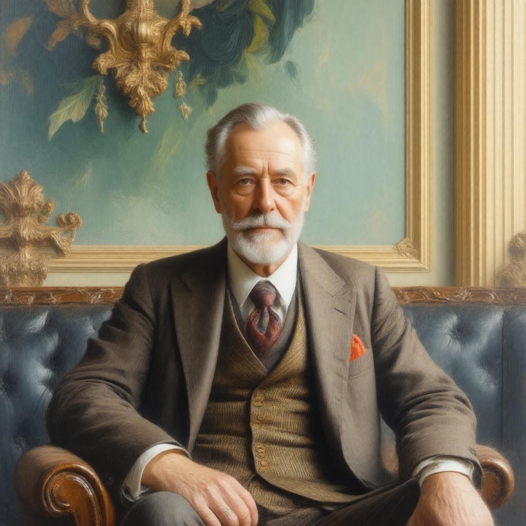 AI-created image of Arthur Lasenby Liberty