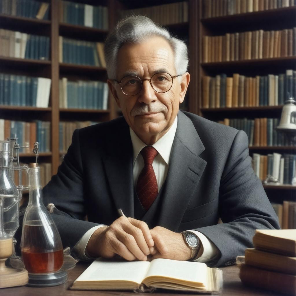 AI-created image of Arthur R. von Hippel