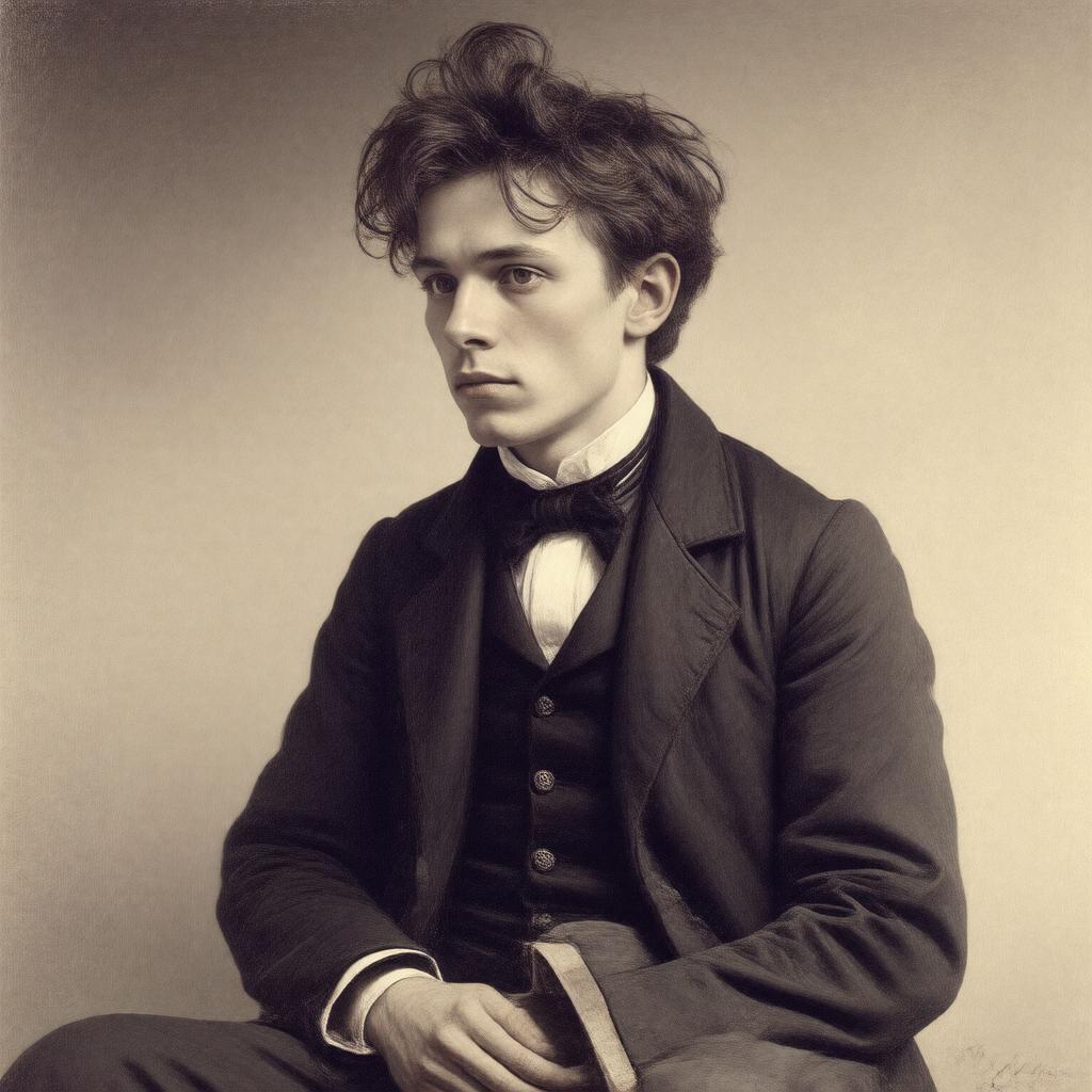 AI-created image of Arthur Rimbaud