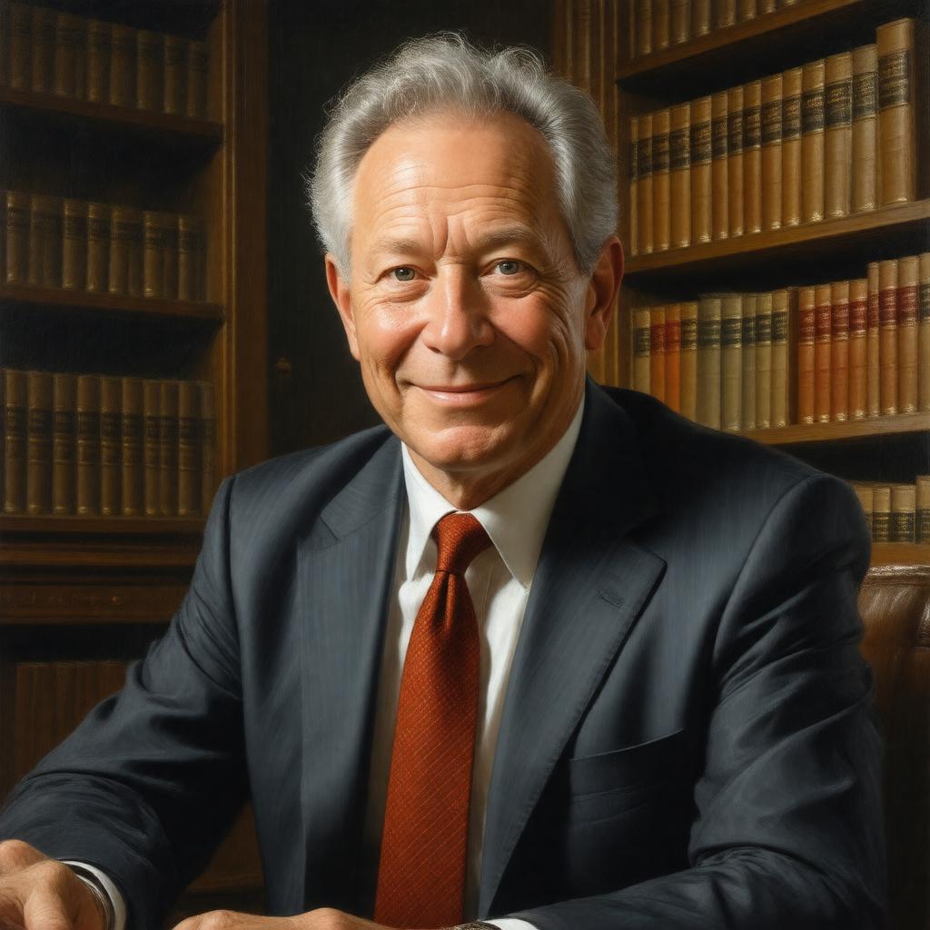 AI-created image of Arthur Schama