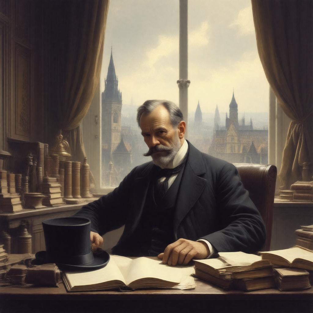 AI-created image of Arthur Schopenhauer