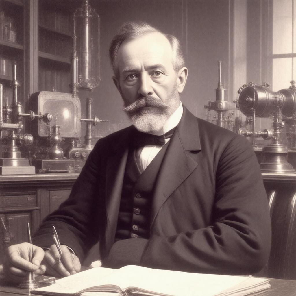 AI-created image of Arthur Schuster