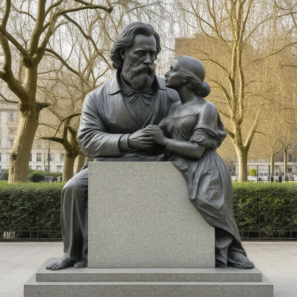 AI-created image of Arthur Sullivan memorial