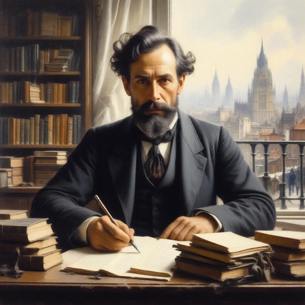 AI-created image of Arthur Symons