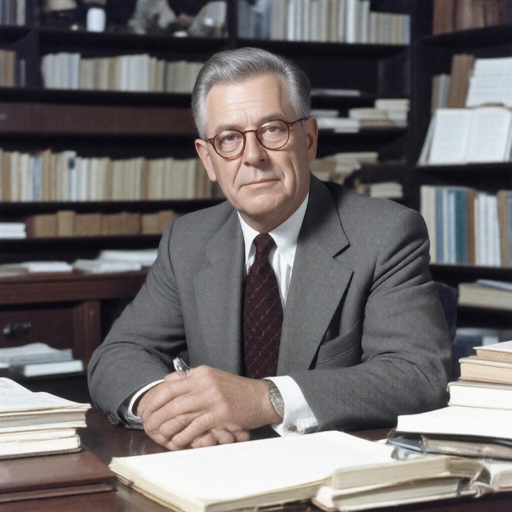 AI-created image of Arthur W. Schapiro