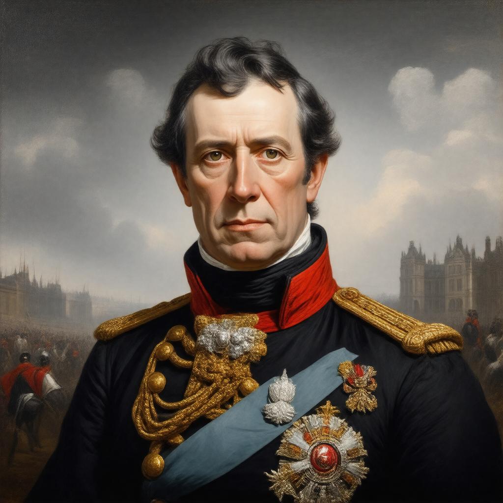 Click to view larger image AI-created image of Arthur Wellesley, 1st Duke of Wellington