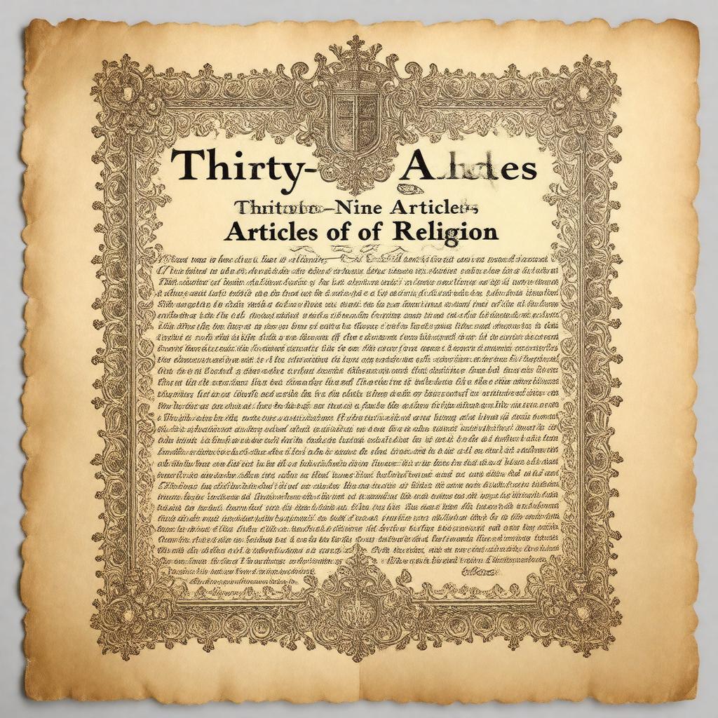 Click to view larger image AI-created image of Articles of Religion