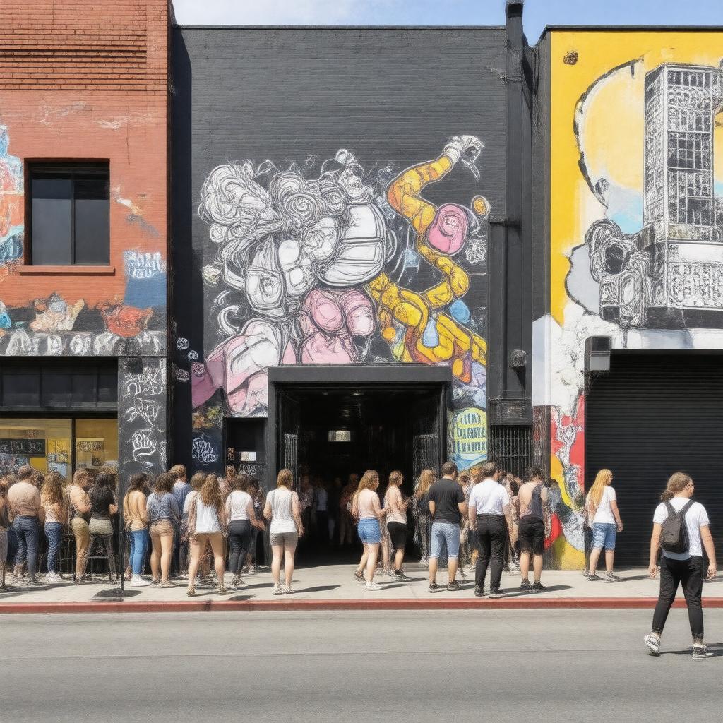 AI-created image of Arts District