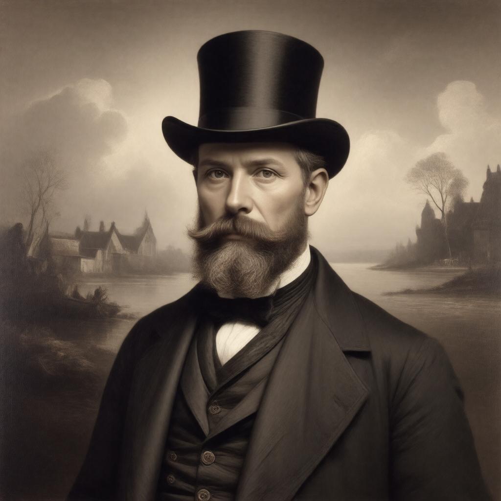 Click to view larger image AI-created image of Artur Hazelius