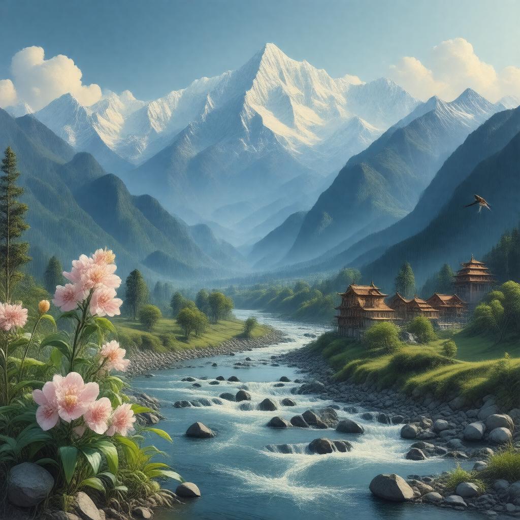 AI-created image of Arunachal Pradesh