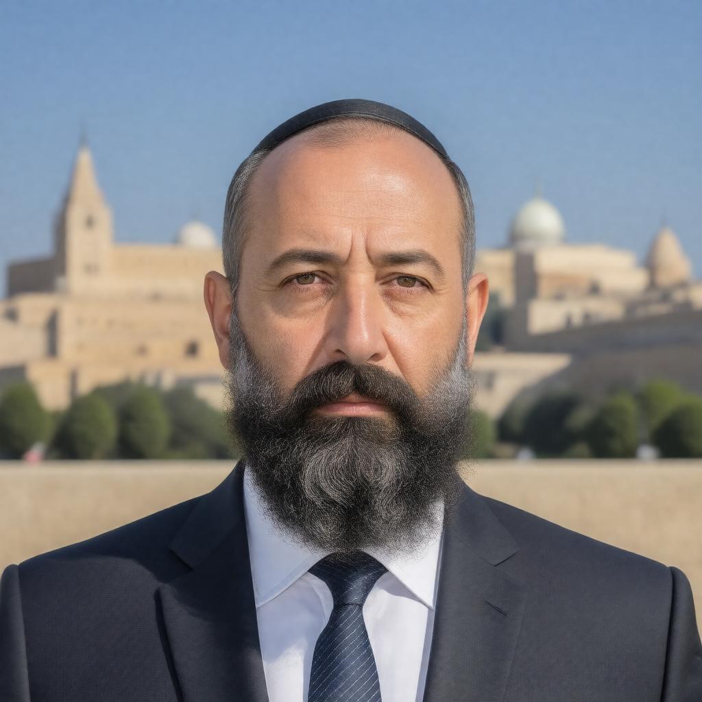 AI-created image of Aryeh Deri