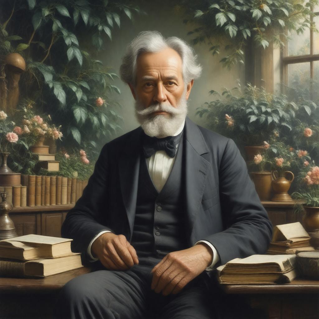 AI-created image of Asa Gray