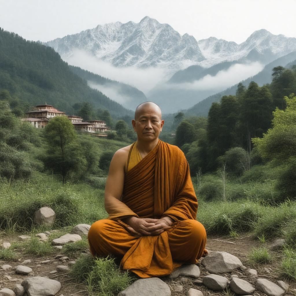 AI-created image of Asanga