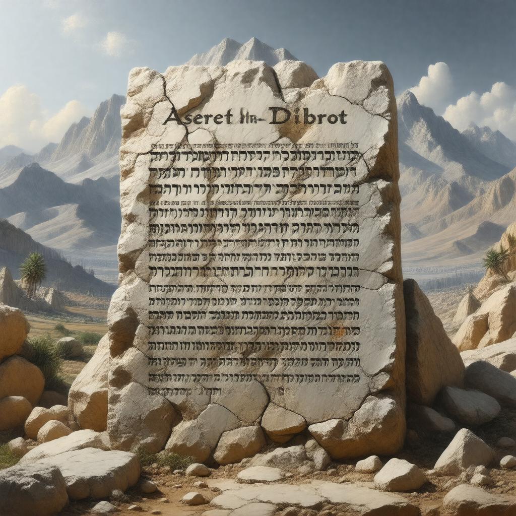 Click to view larger image AI-created image of Aseret ha-Dibrot