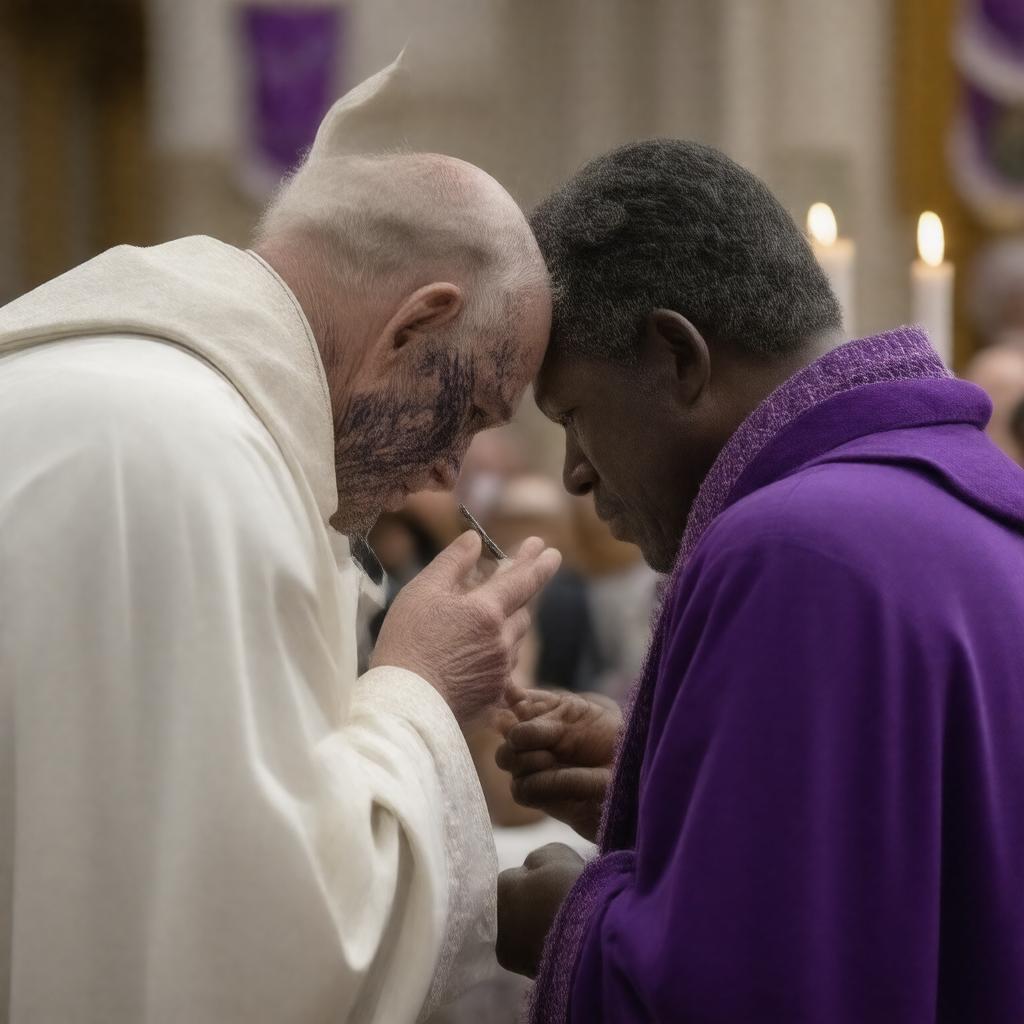 AI-created image of Ash Wednesday